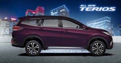 Warna Purple Metallic Daihatsu New Terios Solo