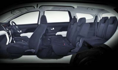 Tempat Duduk Jok Kursi 7 Penumpang Daihatsu New Terios